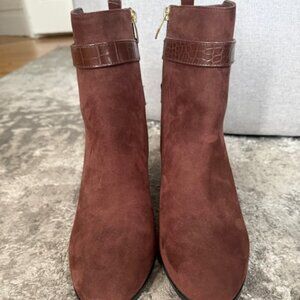 Brown ankle boots.  Brand new and never worn.
